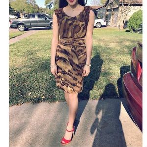 DVF silk dress